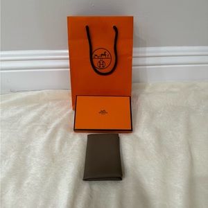 Hermes Calvi Card Holder